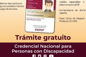 Lugares de obtención de tarjeta de identificación para personas con discapacidad