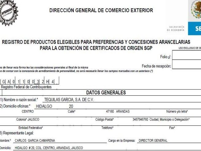 obten el certificado de origen en mexico para exportar como y donde solicitarlo