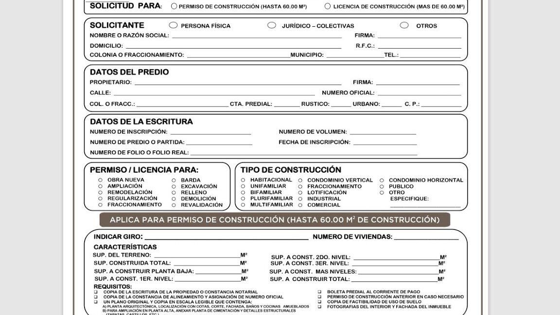 pasos para obtener un permiso de construccion de un puente en la sct