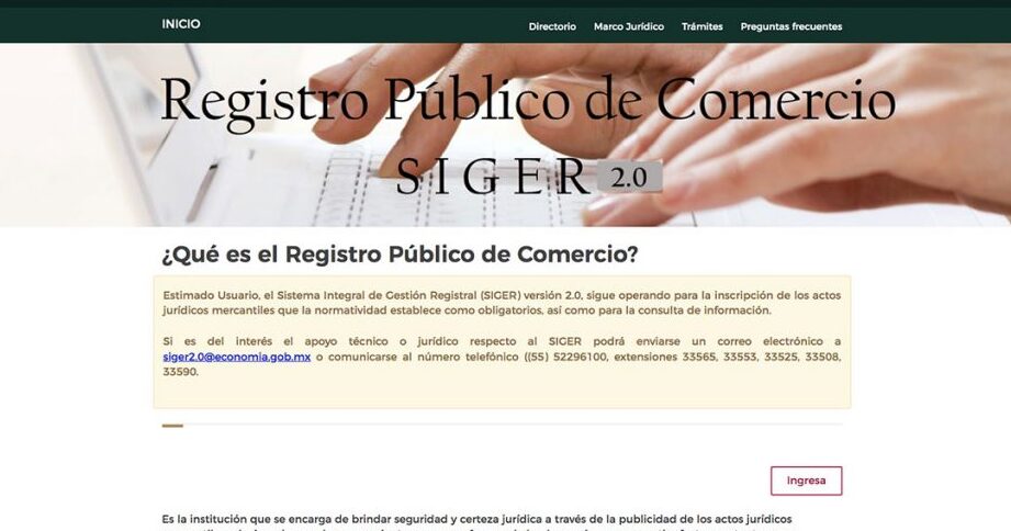 registro de empresas de alimentos en la secretaria de economia