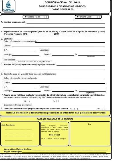 registro en el conagua pasos y requisitos para inscripcion