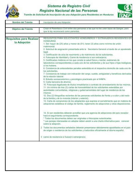 requisitos para registrar el acta de nacimiento de un menor adoptado