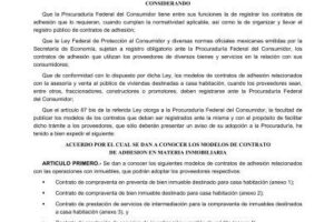 Revisión de contrato de arrendamiento de bienes muebles con PROFECO