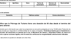 Solicitar prórroga de visa de turista: requisitos y pasos a seguir