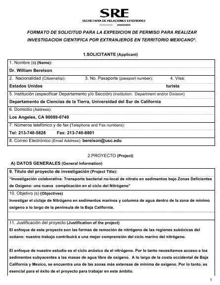 solicitud de permiso para exploracion de minerales en