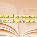 Afiliación al programa FASP en SEDESOL para municipios