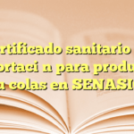 Certificado sanitario de exportación para productos acuícolas en SENASICA