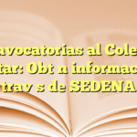 Convocatorias al Colegio Militar: Obtén información a través de SEDENA