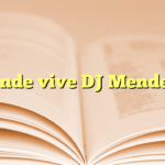 ¿Dónde vive DJ Mendez?
