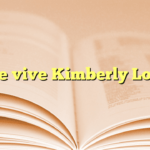 ¿Dónde vive Kimberly Loaiza?
