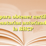 Guía para obtener certificado de donatarias autorizadas en la SHCP
