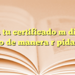 Obtén tu certificado médico en México de manera rápida y fácil