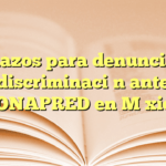 Plazos para denunciar discriminación ante CONAPRED en México