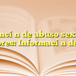 Prevención de abuso sexual en menores: Información del DIF
