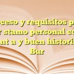 Proceso y requisitos para préstamo personal con garantía y buen historial en Buró