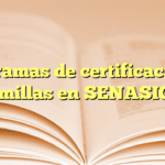 Programas de certificación de semillas en SENASICA
