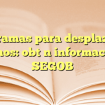 Programas para desplazados internos: obtén información en SEGOB