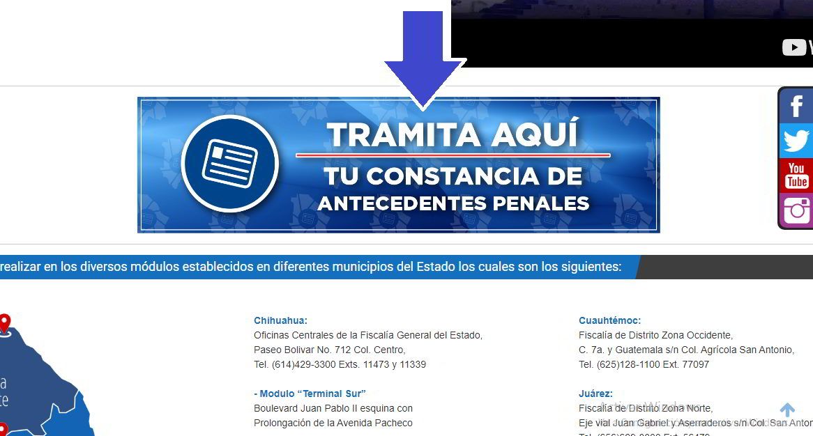 Requisitos para carta de antecedentes no penales CD Juarez