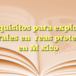 Requisitos para explotar minerales en áreas protegidas en México