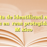 Tarjeta de identificación para guías en áreas protegidas de México
