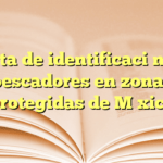 Tarjeta de identificación para pescadores en zonas protegidas de México