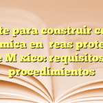 Trámite para construir central geotérmica en áreas protegidas de México: requisitos y procedimientos