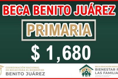 Beca Benito Juárez primaria