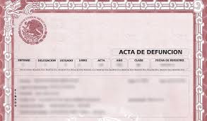 El proceso de registro de actas de defunción en Toluca