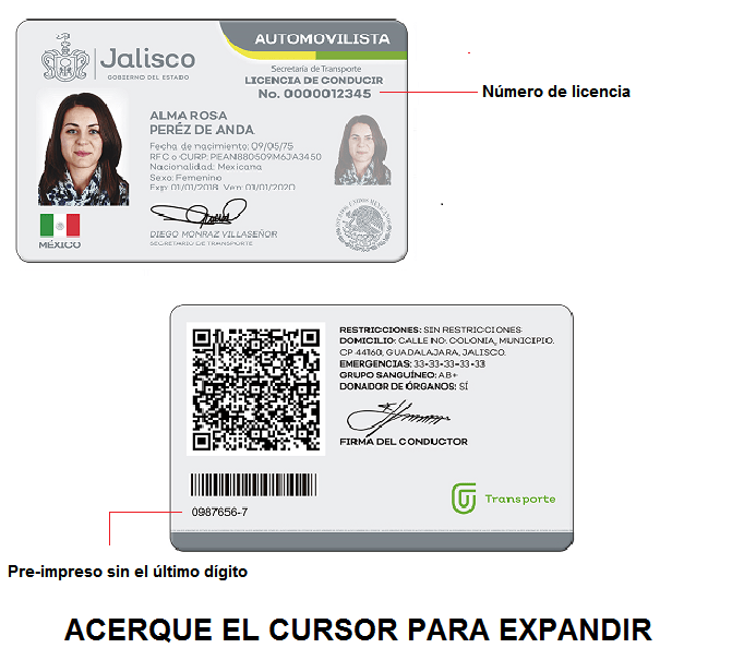 Licencia de Conducir en Jalisco