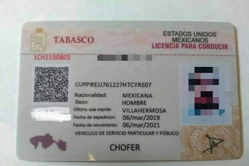 Licencia de Conducir en Tabasco