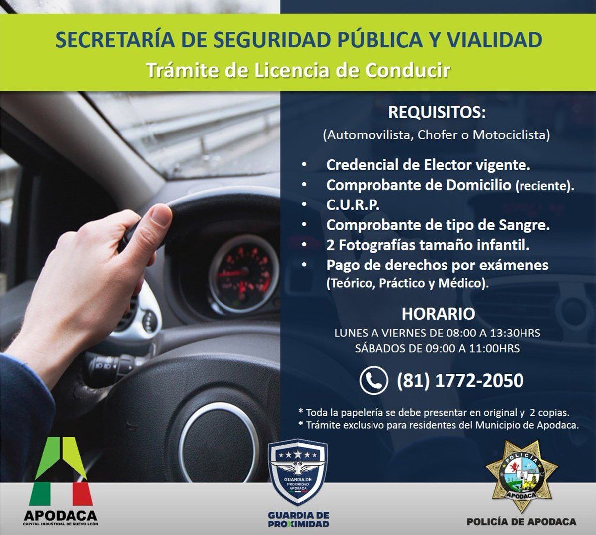 Requisitos y trámites para obtener una licencia de conducir en Monterrey